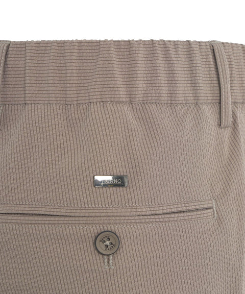 Pantaloni chino in light nylon stretch #grigio