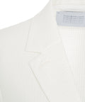 Blazer monopetto con struttura a nido d'ape #bianco