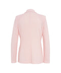 Blazer doppiopetto in frisè #rosa