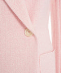 Blazer doppiopetto in frisè #rosa