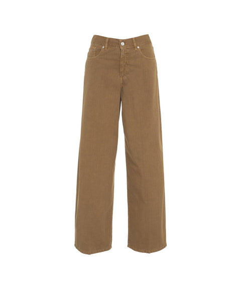 Over carrot jeans 'Gea' #marrone