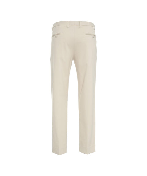 Pantaloni chino in jersey #beige