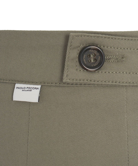 Pantaloni chino con tasche #verde