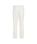 Pantaloni chino con cintura #bianco