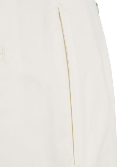 Pantaloni chino con cintura #bianco