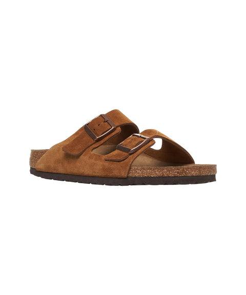 Sandali in pelle scamosciata 'Arizona' #marrone