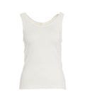 Top in cotone #bianco