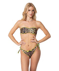 Bikini con stampa animalier #marrone