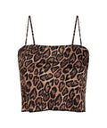 Top in stampa animalier #marrone