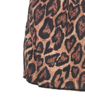 Pantaloncini con stampa animalier #marrone