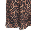 Tuta corta con stampa animalier #marrone