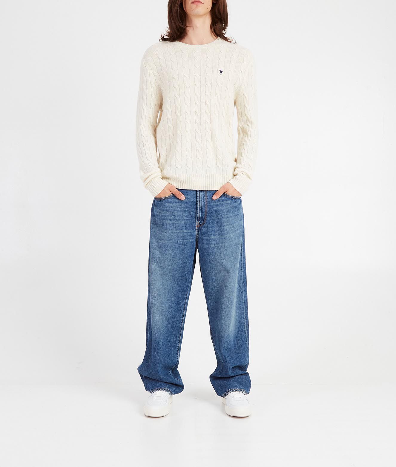 Polo Ralph Lauren Cable knit sweater White Man