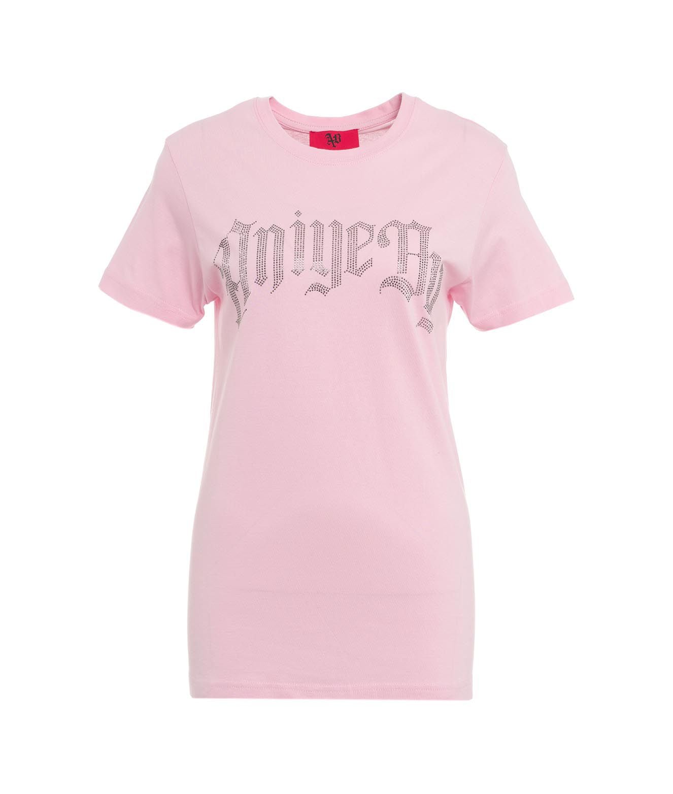 Aniye By T shirt with rhinestone logo Rose Woman