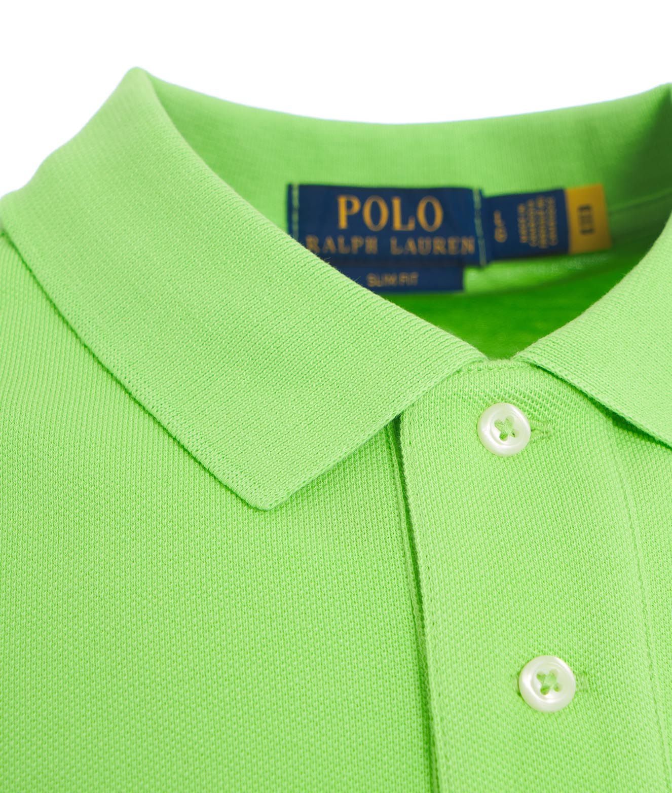 Neon green ralph lauren polo clearance shirt