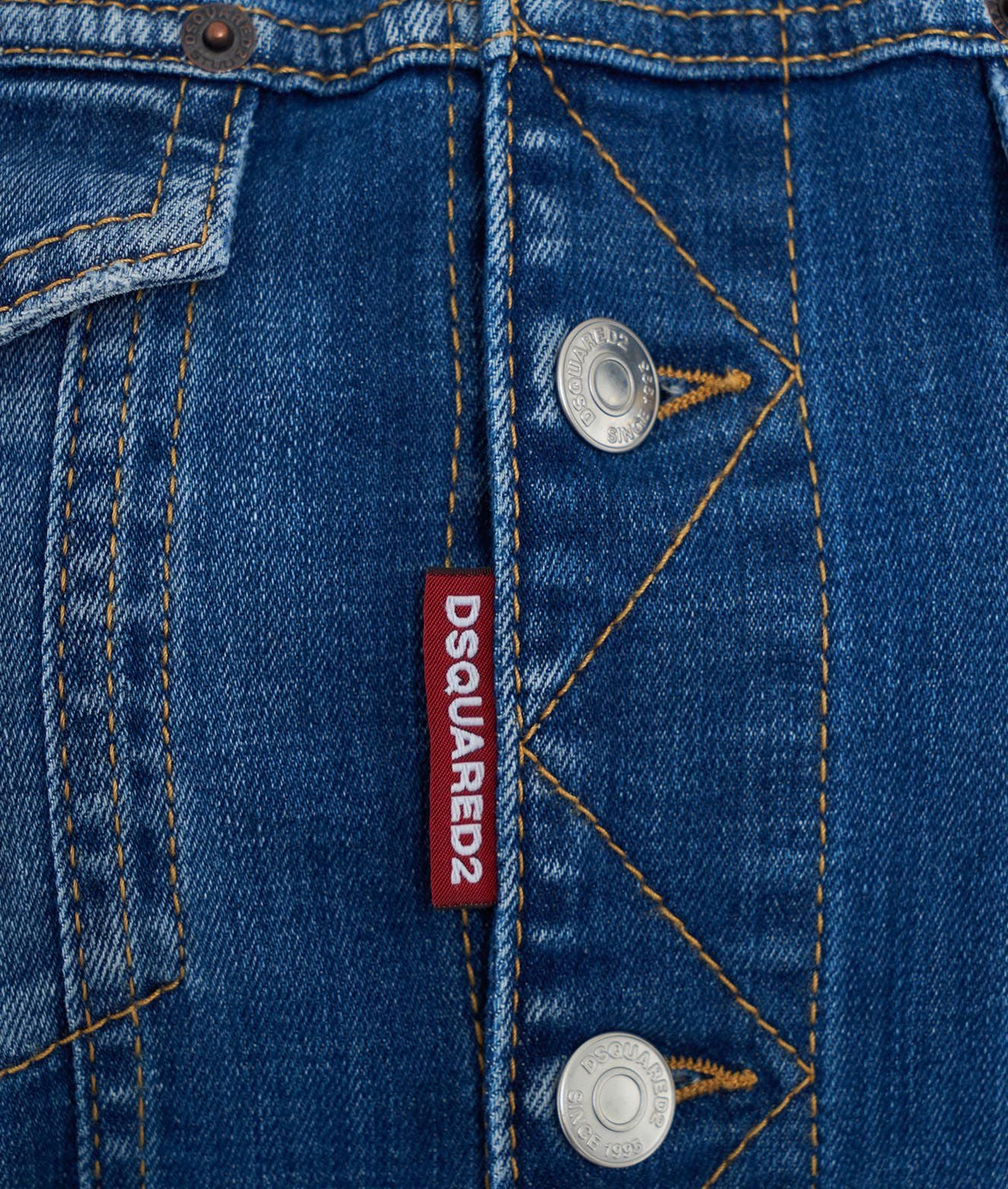 Buy Dsquared2 Jeans-patchwork Denim Jacket - Blue At 70% Off | Editorialist