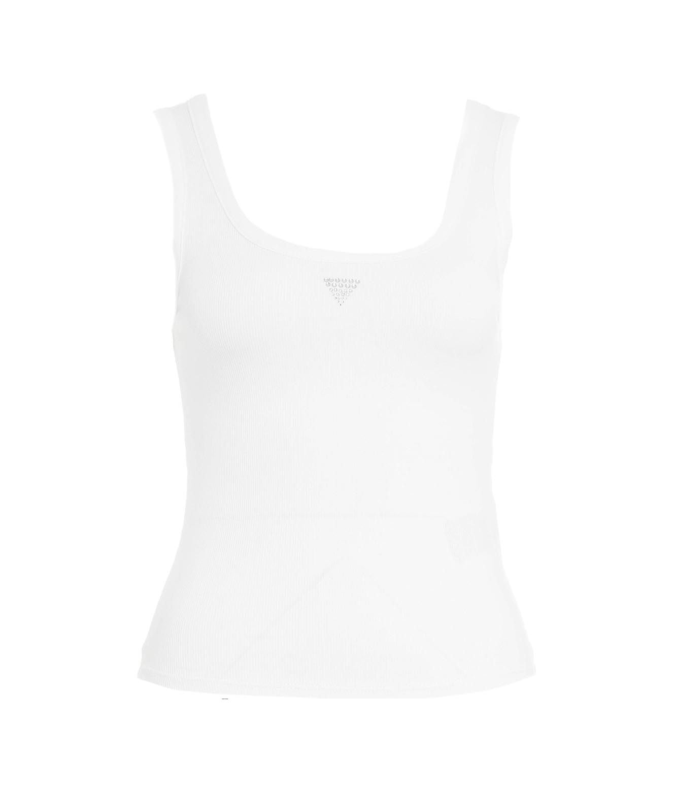 Guess white tank on sale top