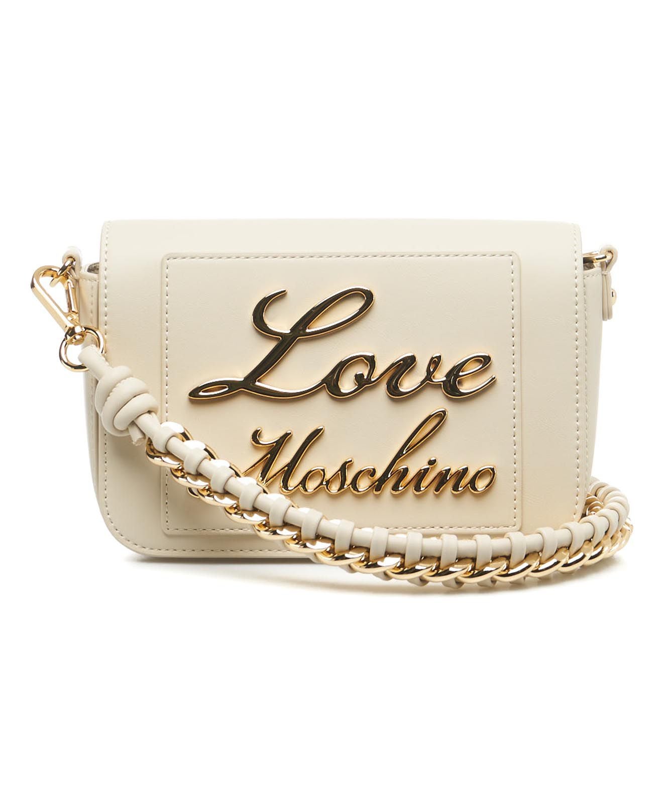 Moschino best sale white clutch